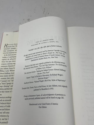 Fabricating Lives: Explorations in American Autobiography