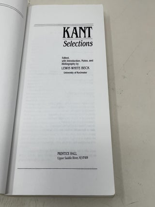 Kant Selections