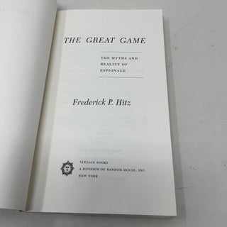The Great Game: The Myths and Reality of Espionage (Vintage)