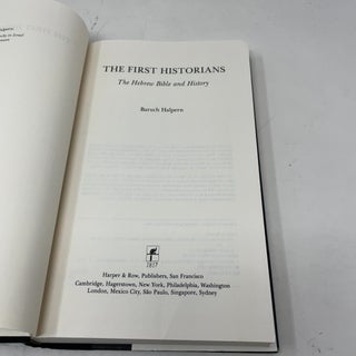 The First Historians: The Hebrew Bible and History