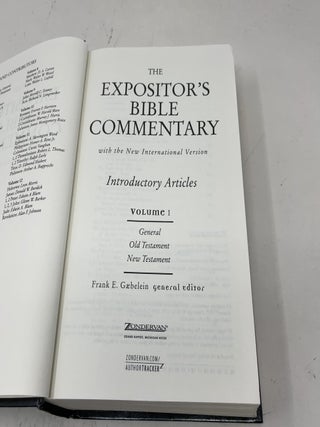 The Expositor's Bible Commentary: Volume 1, Introductory Articles: General, Old Testament, New Testament