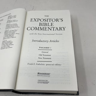 The Expositor's Bible Commentary: Volume 1, Introductory Articles: General, Old Testament, New Testament
