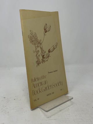 Item #555405 Bulletin of the American Rock Garden Society