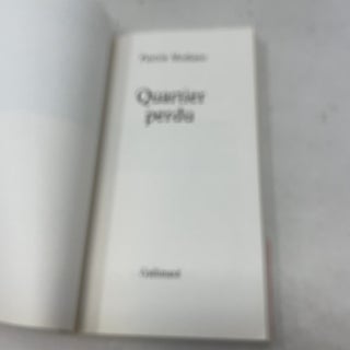 Quartier Perdu (Folio) (French Edition)