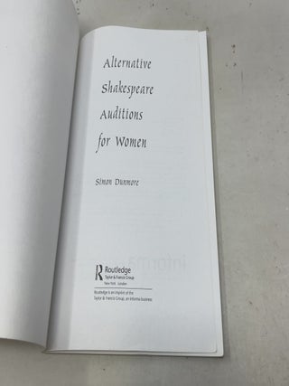 Alternative Shakespeare Auditions for Women