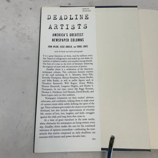 Deadline Artists: America's Greatest Newspaper Columns