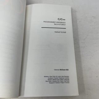 C/C++ Programmer's Reference