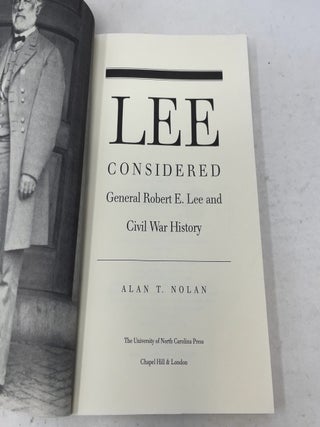 Lee Considered: General Robert E. Lee and Civil War History (Civil War America)