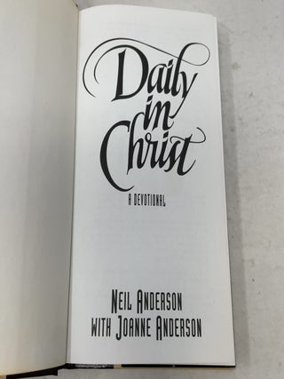 Daily in Christ: A Devotional