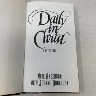 Daily in Christ: A Devotional