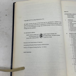 Women and Society: A Critical Review of the Literature with a Selected Annotated Bibliography