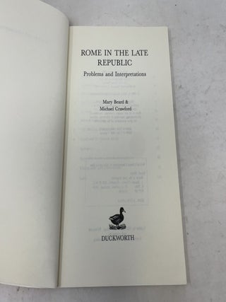 Rome in the Late Republic