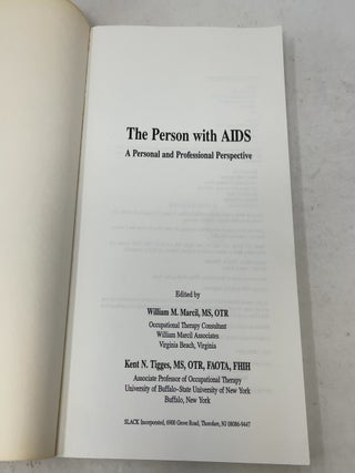 The Person With AIDS: A Personal and Professional Perspective