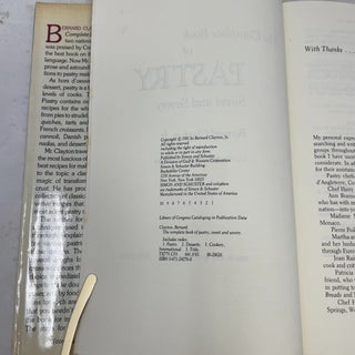 The Complete Book of Pastry, Sweet and Savory