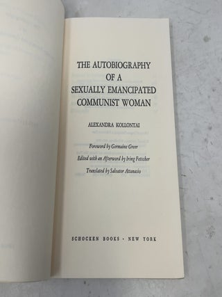The autobiography of a sexually emancipated Communist woman