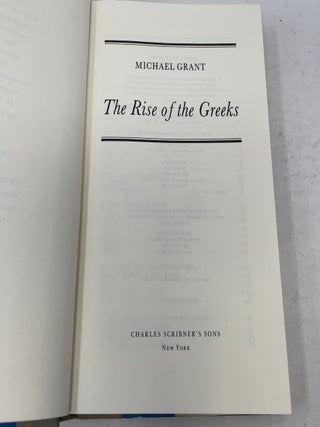 The Rise of the Greeks