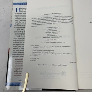 Genesis of Science: The Story of Greek Imagination