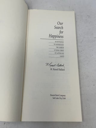 Our Search for Happiness