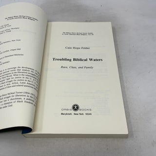 Troubling Biblical Waters (Bishop Henry Mcneal Turner Studies in North American Black Religion, 3)