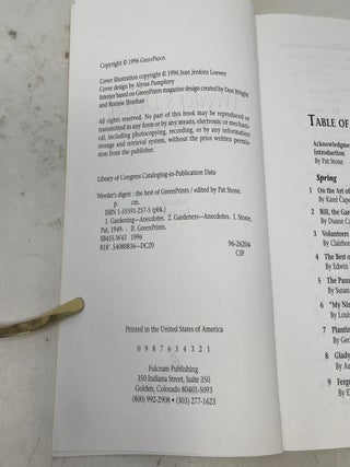 Weeder's Digest: The Best of Green Prints