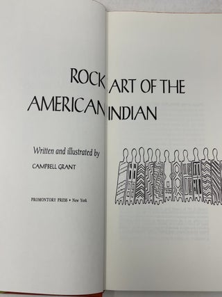 Rock art of the American Indian