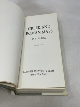 Greek and Roman Maps (Aspects of Greek and Roman Life)
