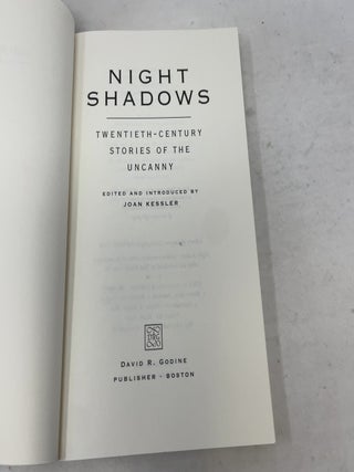 Night Shadows: Twentieth-Century Stories of the Uncanny