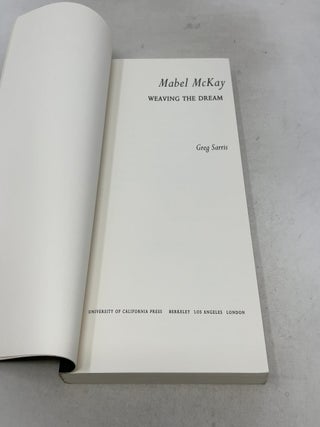 Mabel McKay: Weaving the Dream (Portraits of American Genius)