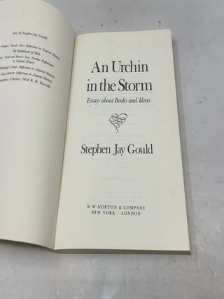 An Urchin in the Storm: Essays About Books and Ideas