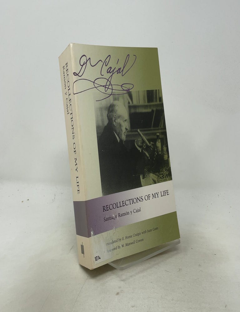 Item #557513 Recollections of My Life (Mit Press). Santiago Ramon y. Cajal.