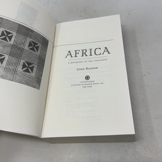 Africa: A Biography of the Continent