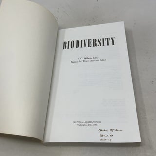 Biodiversity (Papers from the 1st National Forum on Biodiversity, September 1986, Washington, D.C.)