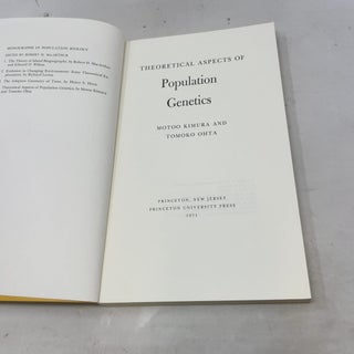 Theoretical Aspects of Population Genetics (Monographs in Population Biology, 4)