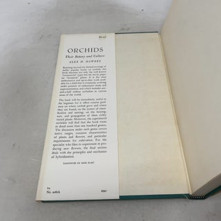 Orchids: Their Botany and Culture