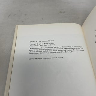 Orchids: Their Botany and Culture