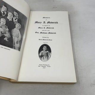 Memoirs of Mary A. Maverick