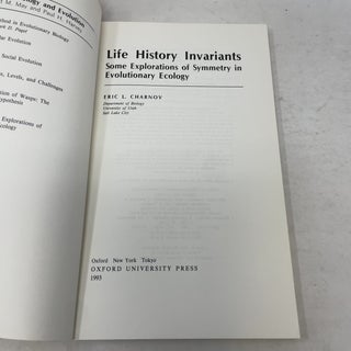Life History Invariants: Some Explorations of Symmetry in Evolutionary Ecology (Oxford Series in Ecology and Evolution)