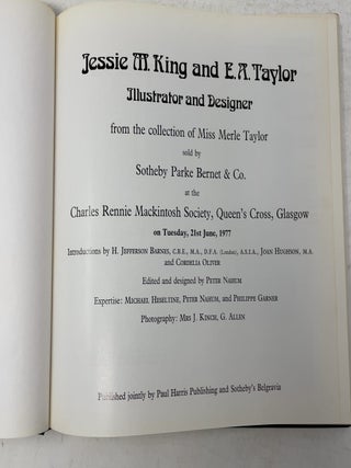 Jessie M.King and E.A.Taylor: Illustrator and Designer