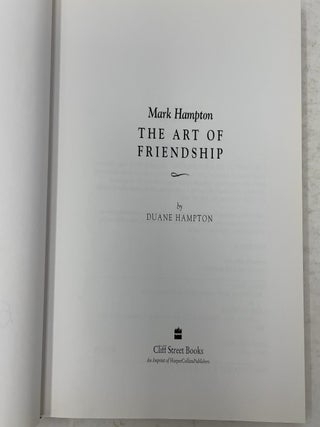 Mark Hampton: The Art of Friendship
