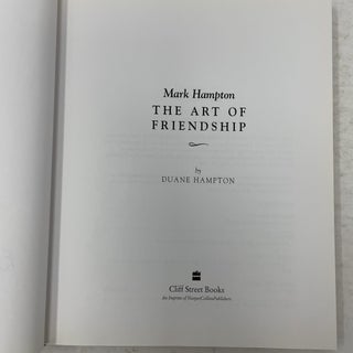 Mark Hampton: The Art of Friendship