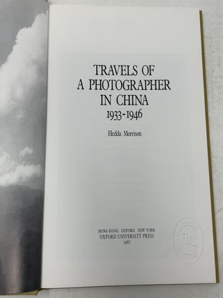 Travels of a Photographer in China, 1933-1946