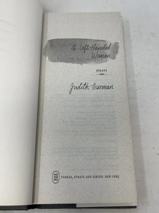 A Left-Handed Woman: Essays
