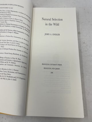 Natural Selection in the Wild. (MPB-21)