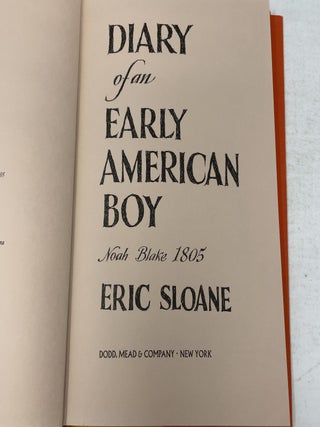 Diary of an Early American Boy: Noah Blake 1805
