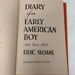 Diary of an Early American Boy: Noah Blake 1805