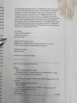 The Landmark Thucydides: A Comprehensive Guide to the Peloponnesian War