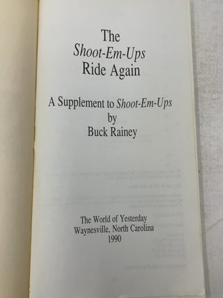 The Shoot-Em-Ups Ride Again: A Supplement to Shoot-Em-Ups