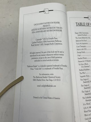 Quilted Northern 100th Anniversary Bathroom Book