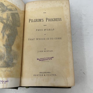 The Pilgrim's Progress from This World to That Which Is to Come