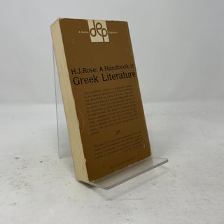 A Handbook of Greek Literature from Homer to the Age of Lucian